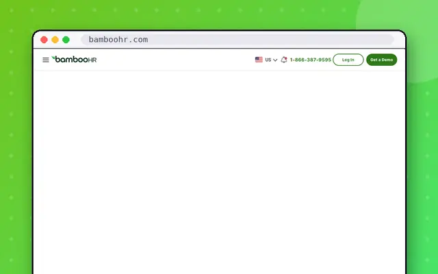 BambooHR website preview