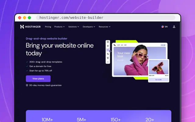 Hostinger Website Builder website preview