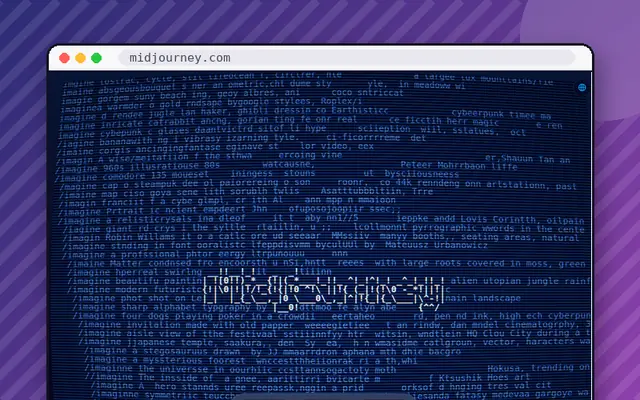 Midjourney website preview