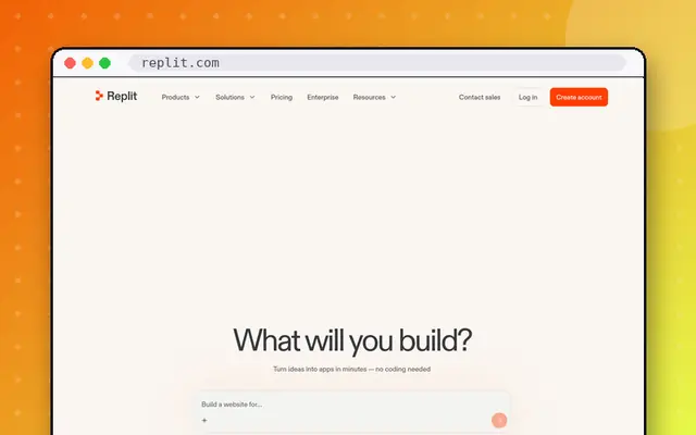 Replit website preview