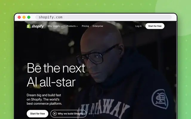 Shopify website preview
