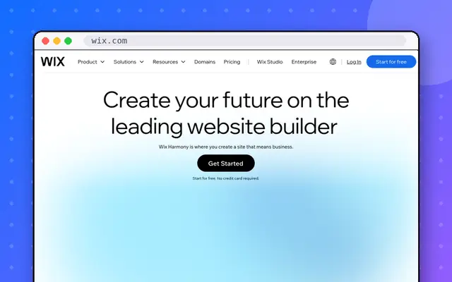Wix website preview