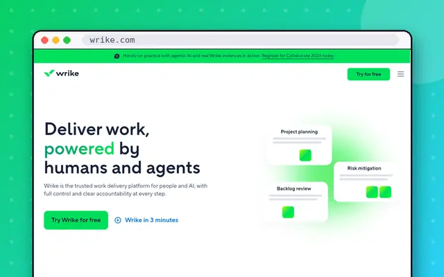 Wrike website preview